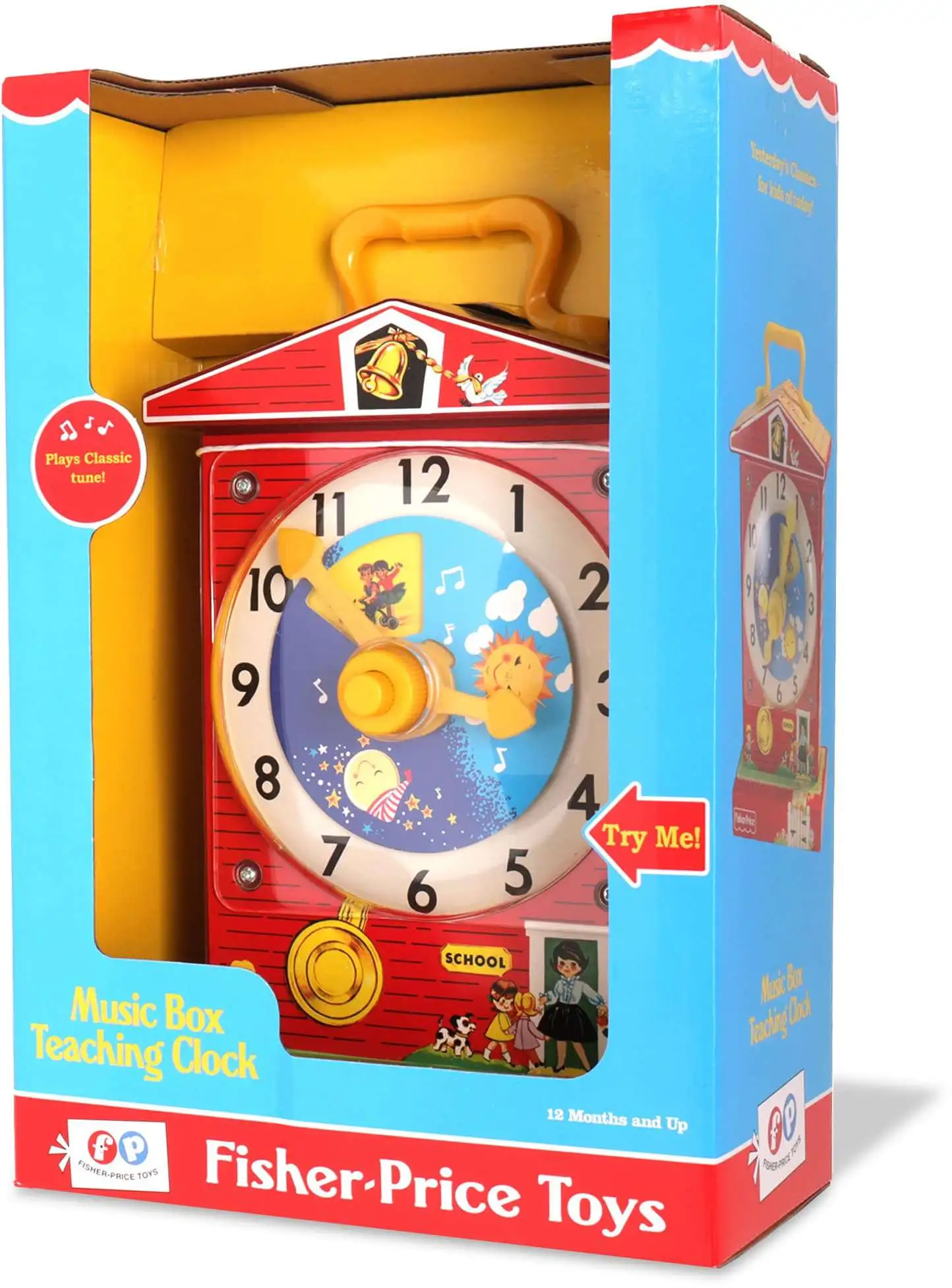 Fisher-Price Music Box Teaching Clock