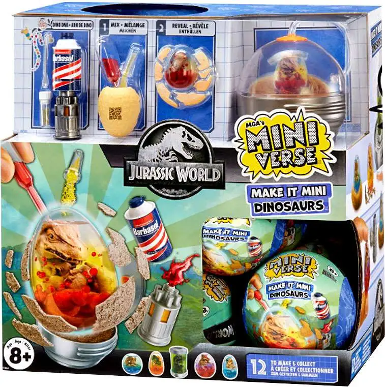 Miniverse Make It Mini Dinosaurs Jurassic World Mystery Box [15 Packs]