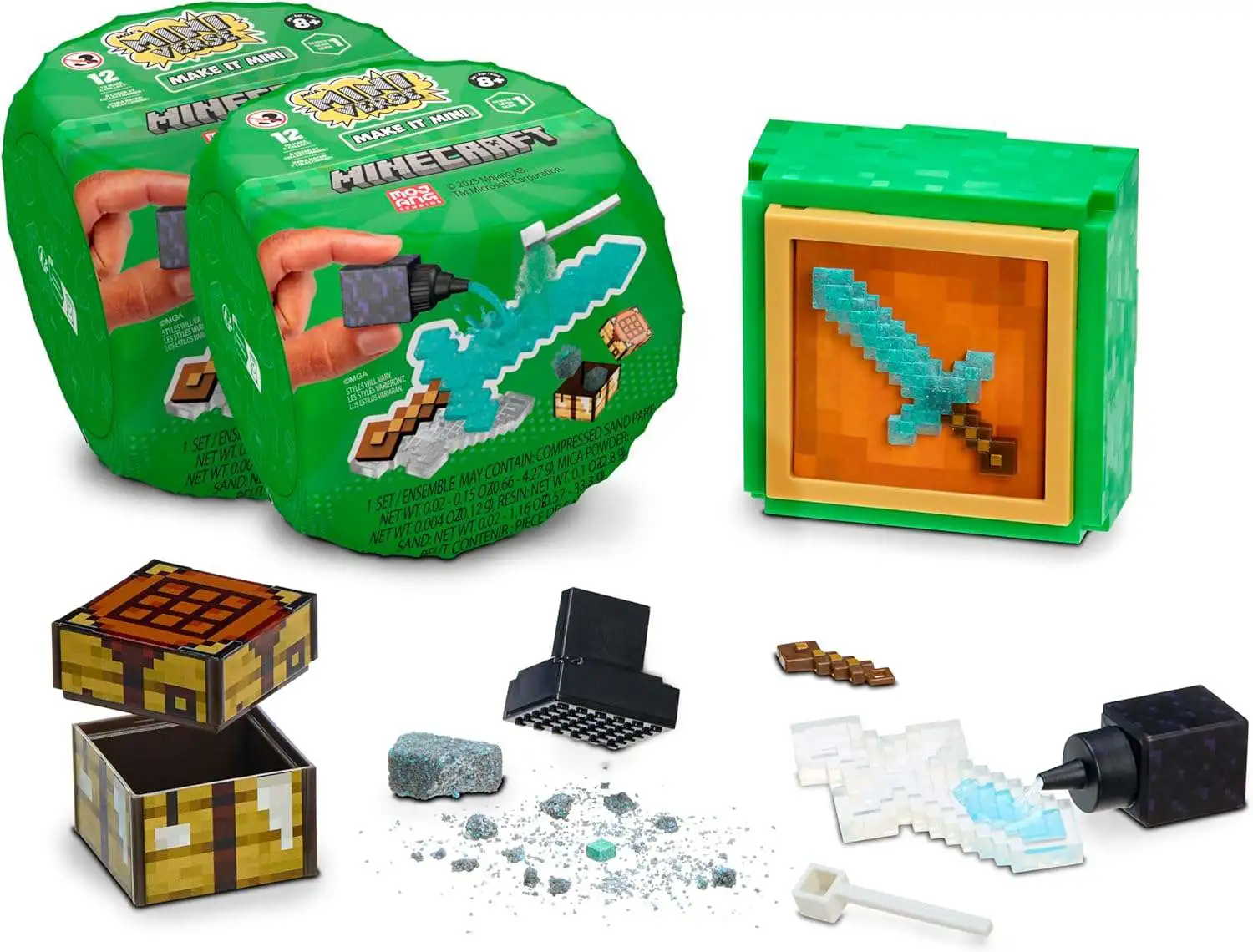Miniverse Make It Mini Minecraft LOT of 2 Mystery Packs
