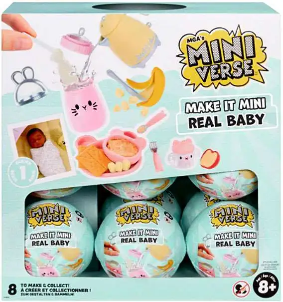 Miniverse Make It Mini Baby Food (Real Baby) Mystery Box [15 Packs]