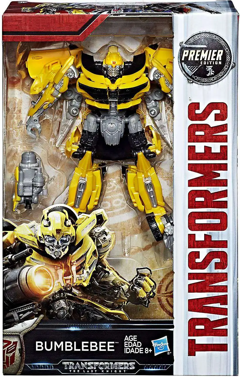 Transformers The Last Knight Bumblebee Deluxe Action Figure Premier Edition MIB! 