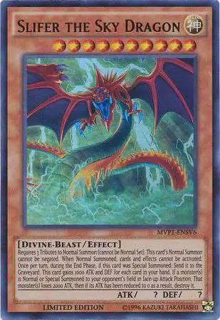 YuGiOh Dark Side of Dimensions Ultra Rare Slifer the Sky Dragon MVP1-ENSV6