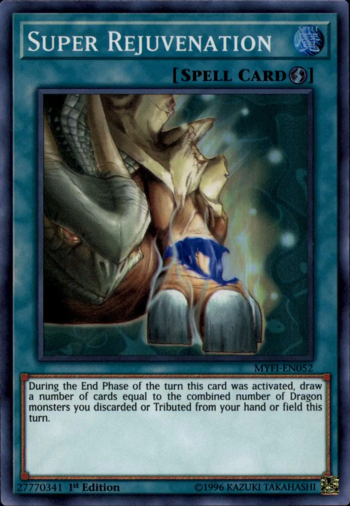 YuGiOh Mystic Fighters Super Rare Super Rejuvenation MYFI-EN052