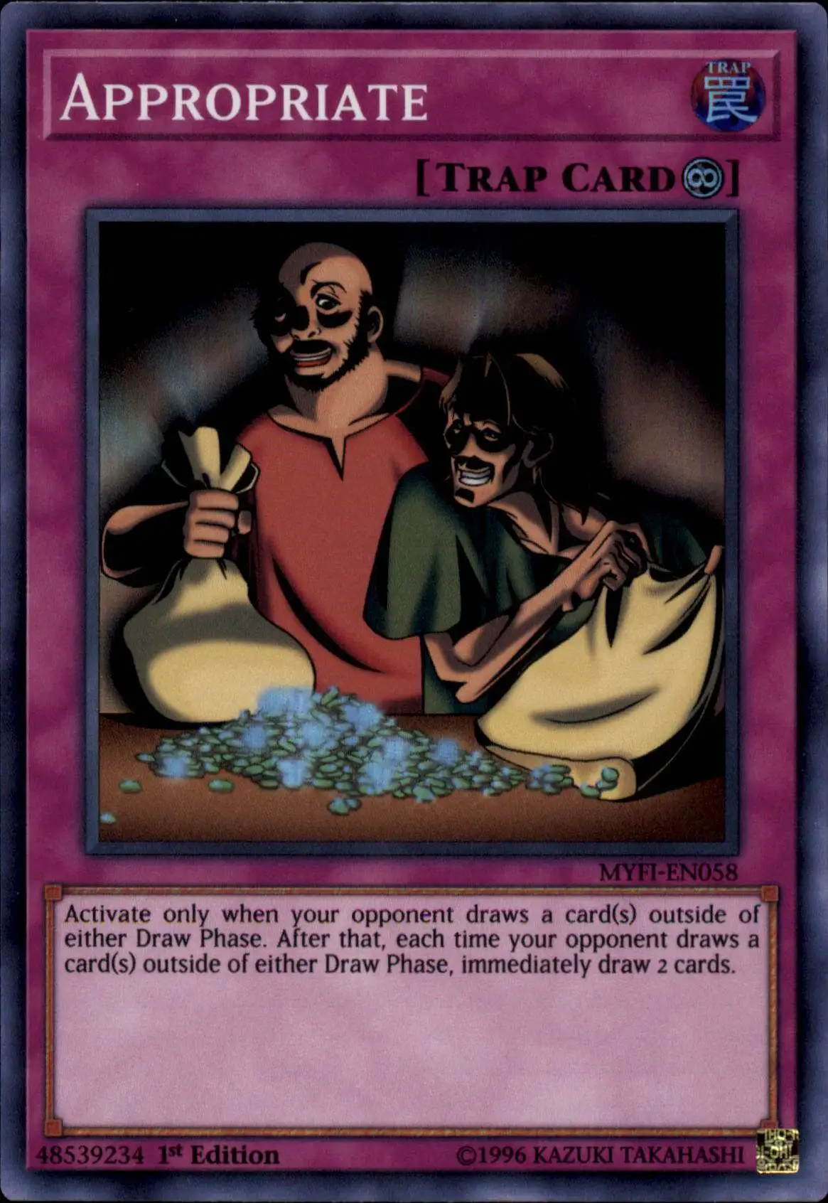 YuGiOh Mystic Fighters Super Rare Appropriate MYFI-EN058