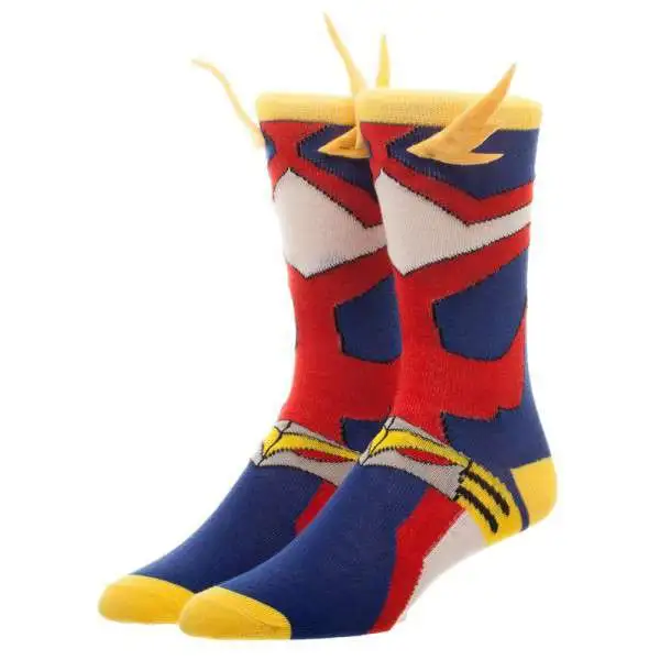 My Hero Academia All Might Cosplay Crew Socks