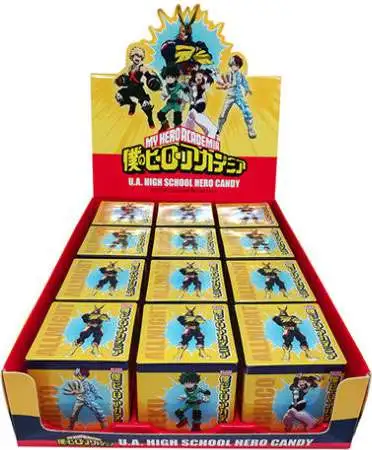 My Hero Academia Hero Sours 1.2 Ounces Candy Tin Mystery Box [12 Packs] (Pre-Order ships June)