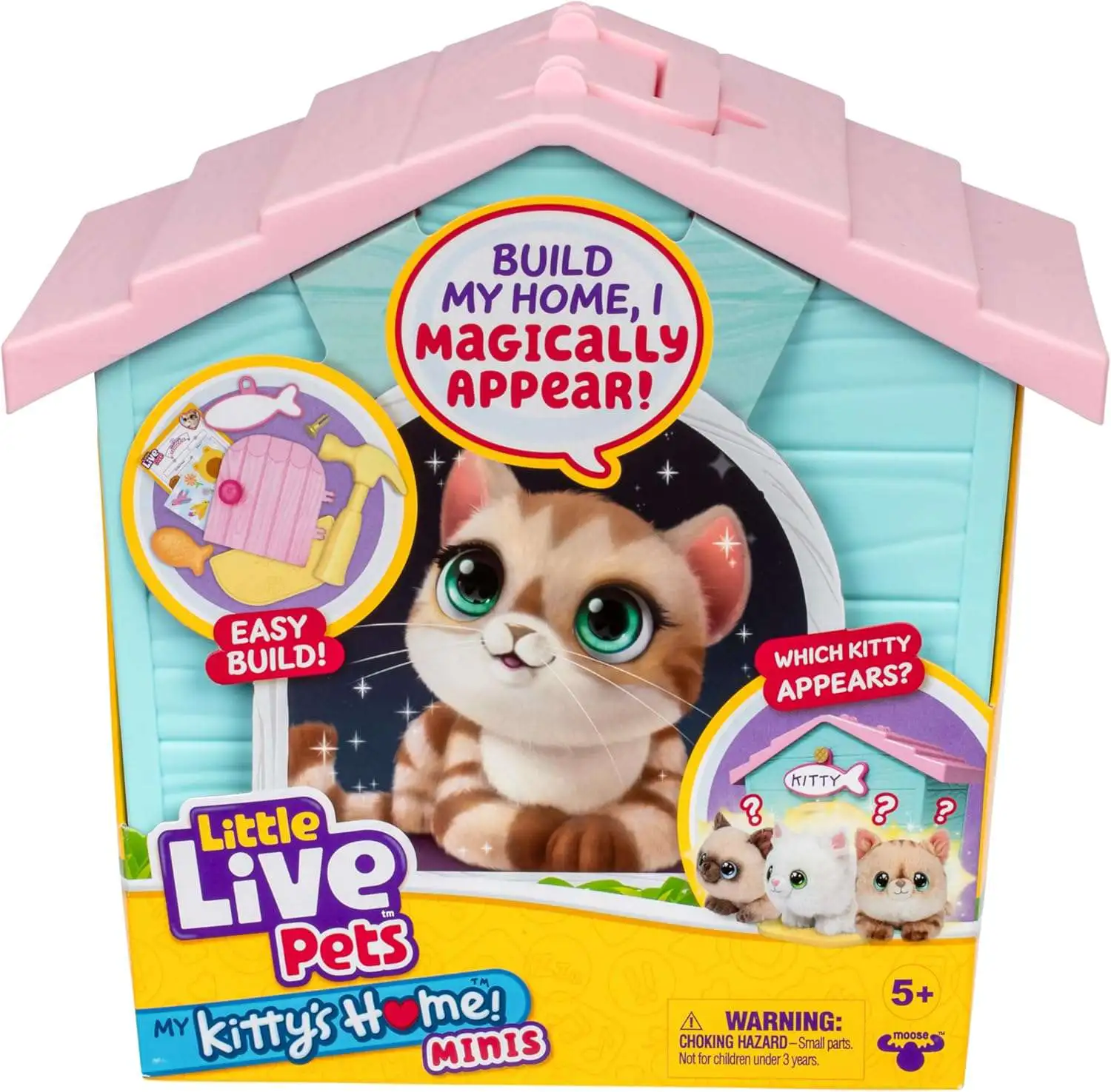 Little Live Pets My Kitty's Home Minis RANDOM Kitten Playset