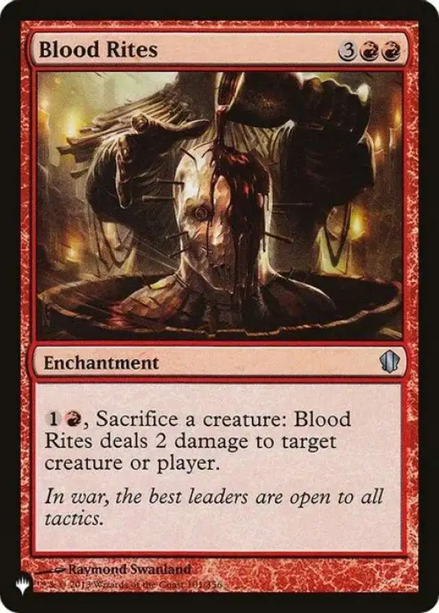 MtG Trading Card Game Mystery Booster Uncommon Blood Rites #101