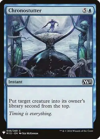 MtG Trading Card Game Mystery Booster / The List Common Chronostutter #48