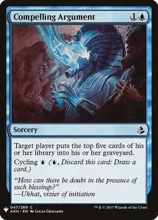 MtG Trading Card Game Mystery Booster / The List Common Compelling Argument #47