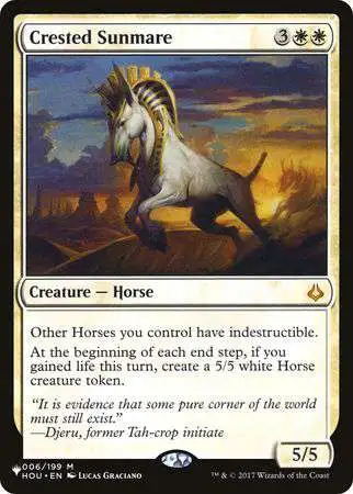 MtG Trading Card Game Mystery Booster / The List Mythic Rare Crested Sunmare #6