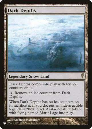 Magic The Gathering Trading Card Game Mystery Booster The List Single Card  Rare Dark Depths 145 - ToyWiz