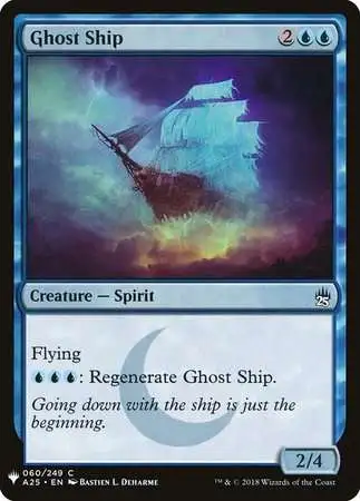 MtG Trading Card Game Mystery Booster / The List Common Ghost Ship #60