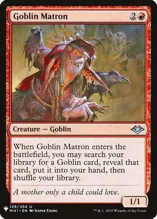 MtG Trading Card Game Mystery Booster / The List Uncommon Goblin Matron #129