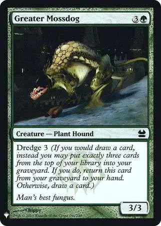 MtG Trading Card Game Mystery Booster / The List Common Foil Greater Mossdog #146