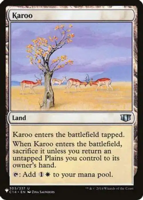 MtG Trading Card Game Mystery Booster Uncommon Karoo #303