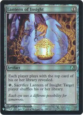 MtG Trading Card Game Mystery Booster / The List Uncommon Foil Lantern of Insight #135