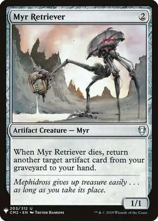 MtG Trading Card Game Mystery Booster / The List Uncommon Myr Retriever #203