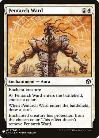 MtG Trading Card Game Mystery Booster / The List Common Pentarch Ward #27