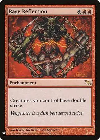 MtG Trading Card Game Mystery Booster / The List Rare Rage Reflection #104