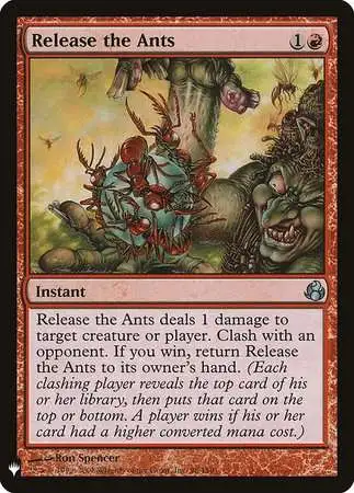 MtG Trading Card Game Mystery Booster / The List Uncommon Release the Ants #98