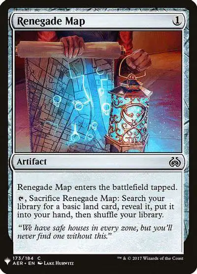 MtG Trading Card Game Mystery Booster / The List Common Renegade Map #173