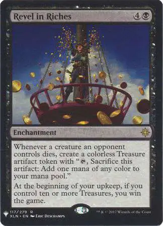 Magic The Gathering Trading Card Game Mystery Booster The List Single Card  Rare Revel in Riches 117 - ToyWiz