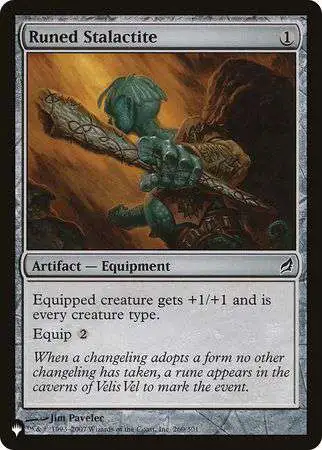 Magic The Gathering Trading Card Game Mystery Booster The List Single Card Common Runed Stalactite 260 - ToyWiz Magic The Gathering Trading Card Game Mystery Booster The List Single Card Common Runed Stalactite 260 - ToyWiz