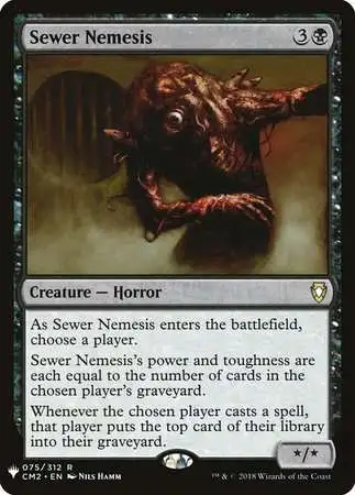 MtG Trading Card Game Mystery Booster / The List Rare Sewer Nemesis #75
