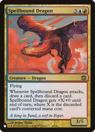MtG Trading Card Game Mystery Booster / The List Rare Spellbound Dragon #90