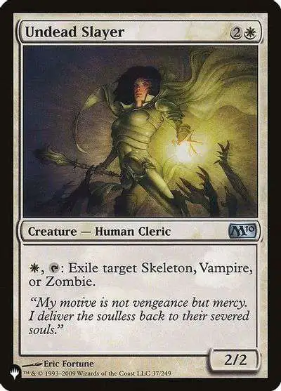 Magic The Gathering Trading Card Game Mystery Booster The List Single Card Uncommon Undead Slayer 37 - ToyWiz Magic The Gathering Trading Card Game Mystery Booster The List Single Card Uncommon Undead Slayer 37 - ToyWiz