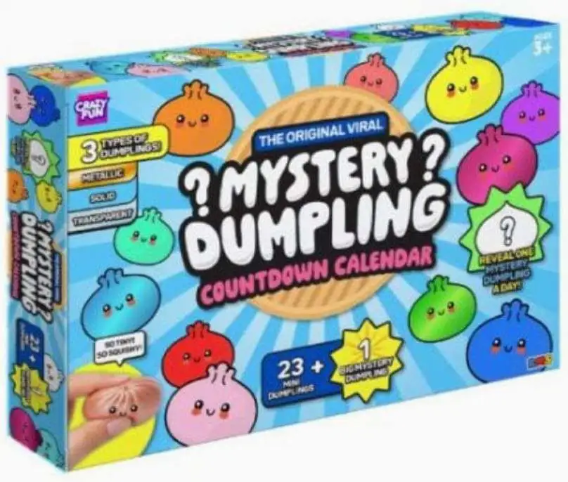 Squishy Bun Official Bao Bun Mystery Advent Countdown Calendar [24 RANDOM Dumplings] (Pre-Order ships September)