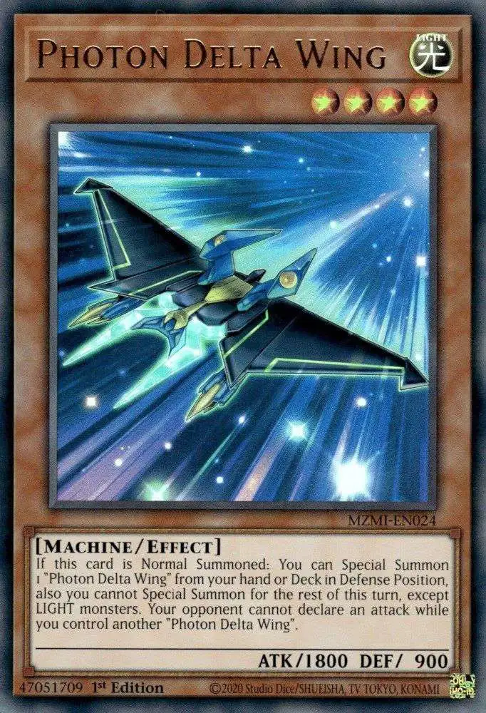 YuGiOh Trading Card Game Maze of Millennia Ultra Rare Photon Delta Wing MZMI-EN024