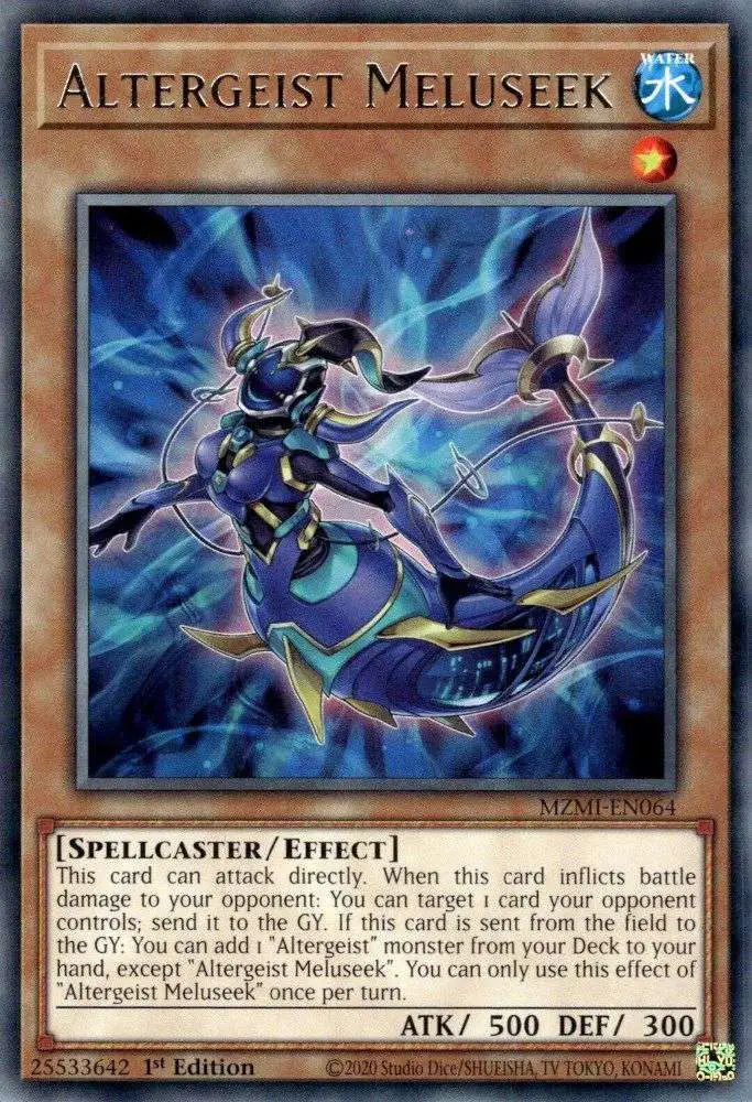 YuGiOh Trading Card Game Maze of Millennia Rare Altergeist Meluseek MZMI-EN064