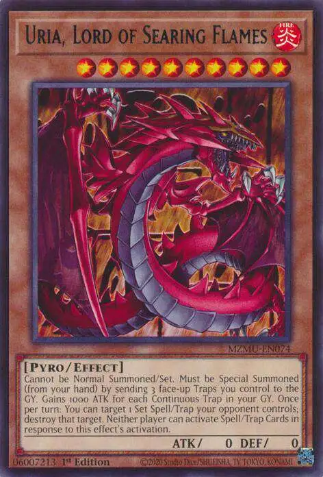 YuGiOh Trading Card Game Maze of Muertos Single Card Rare Uria