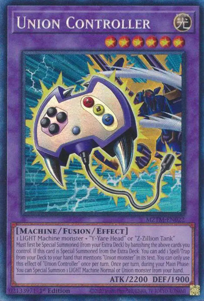 YuGiOh Trading Card Game Maze of the Master Single Card Collectors Rare  Union Controller MZTM-EN022 Collectors Rare - ToyWiz
