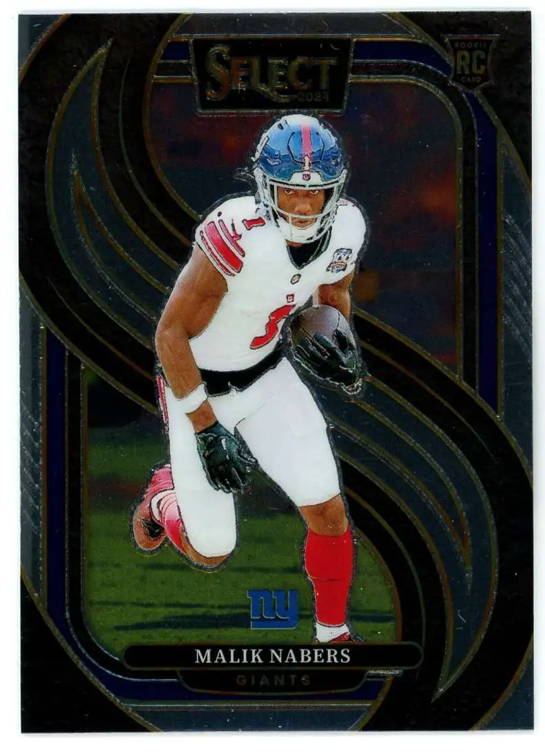 NFL 2024 Panini Select Football Base Premier Level Malik Nabers #116 [Rookie]