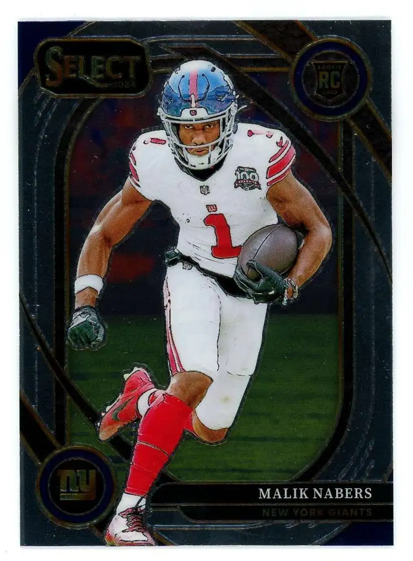 NFL 2024 Panini Select Football Base Club Level Malik Nabers #220 [Rookie]