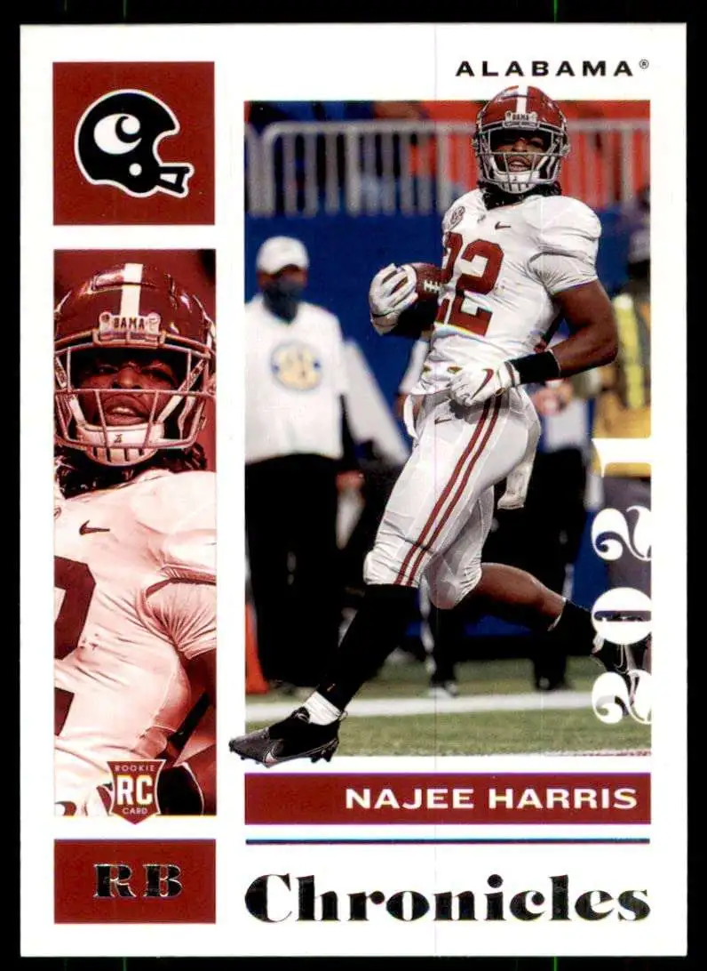 NFL 2021 Panini Chronicles Flux Draft Picks Najee Harris Trading Card 241  Rookie - ToyWiz