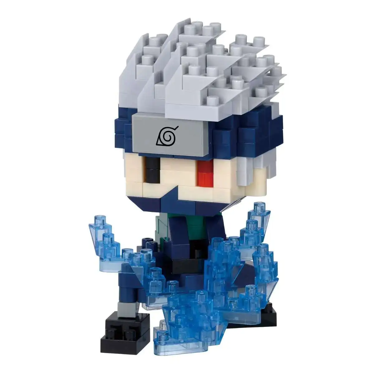 Nanoblock Naruto Shippuden Character Collection Series Kakashi Hatake 2.67-Inch Building Block Set [Sharingan]