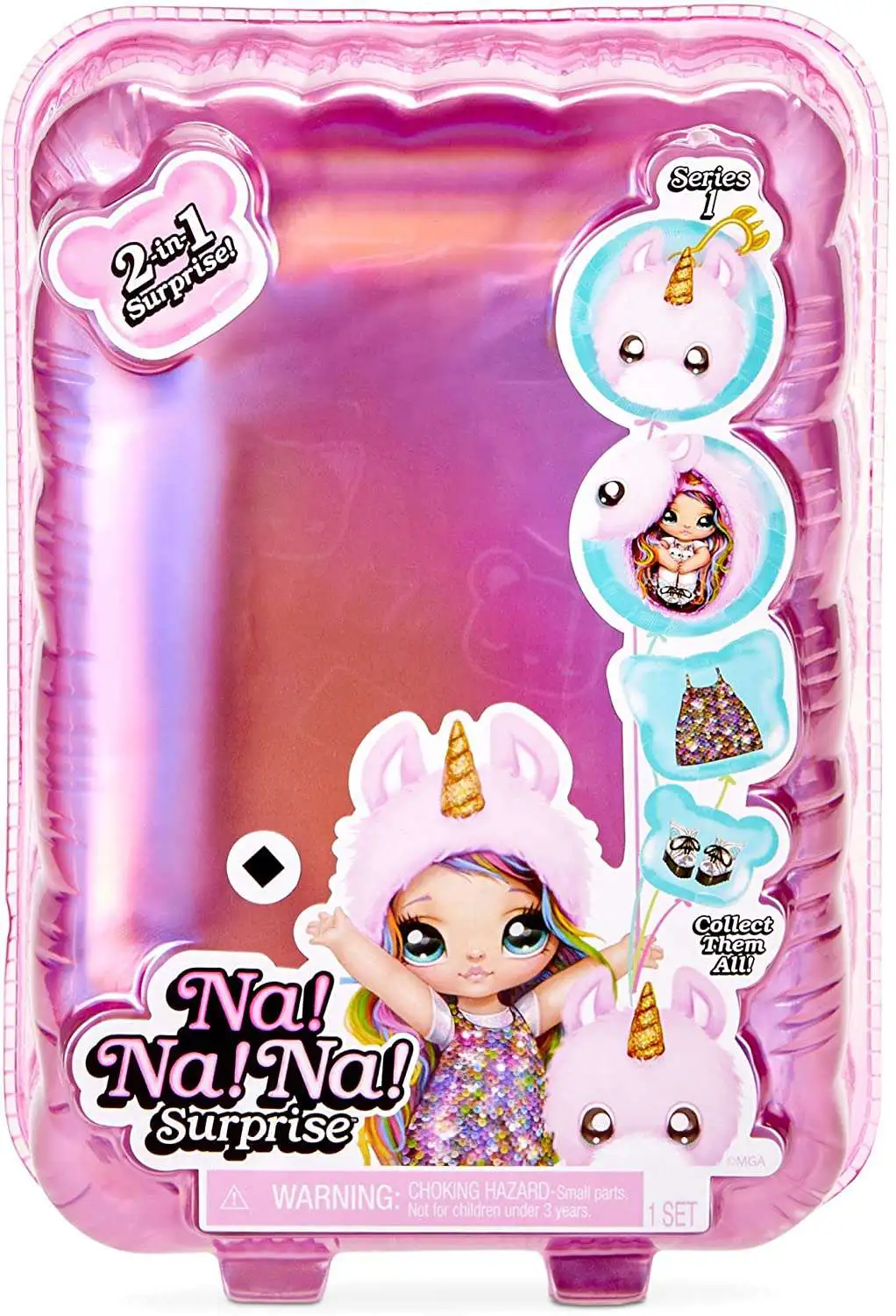 Na! Na! Na! Surprise Series 1 Mystery Pack [1 RANDOM Fashion Doll & Plush  Pom Purse]
