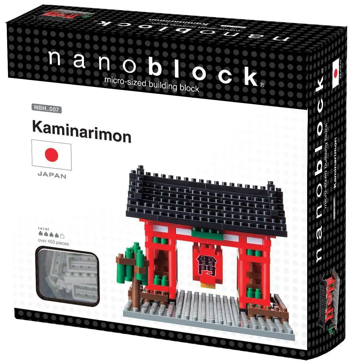 Nanoblock Micro-Sized Building Block Kaminarimon Set