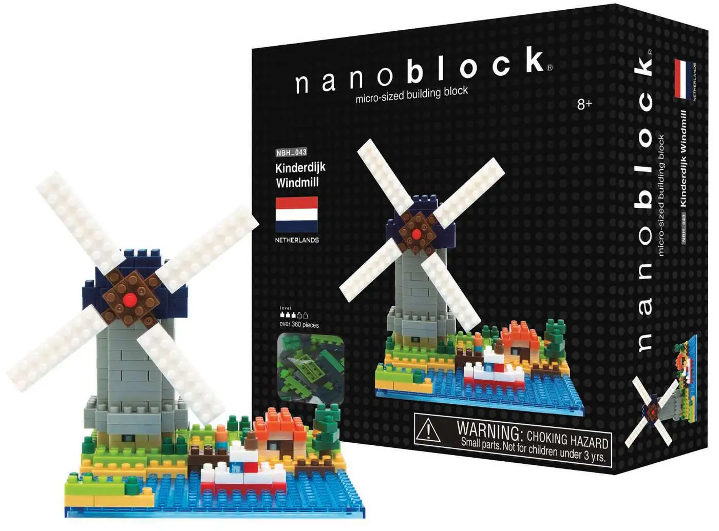 Nanoblock Blue Parakeet 2.3-Inch Micro-Sized Building Block Set 