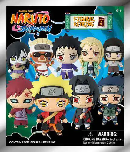 Naruto Shippuden 3D Figural Keyring Naruto Shippuden Series 2 Mystery Pack  1 RANDOM Figure Monogram - ToyWiz