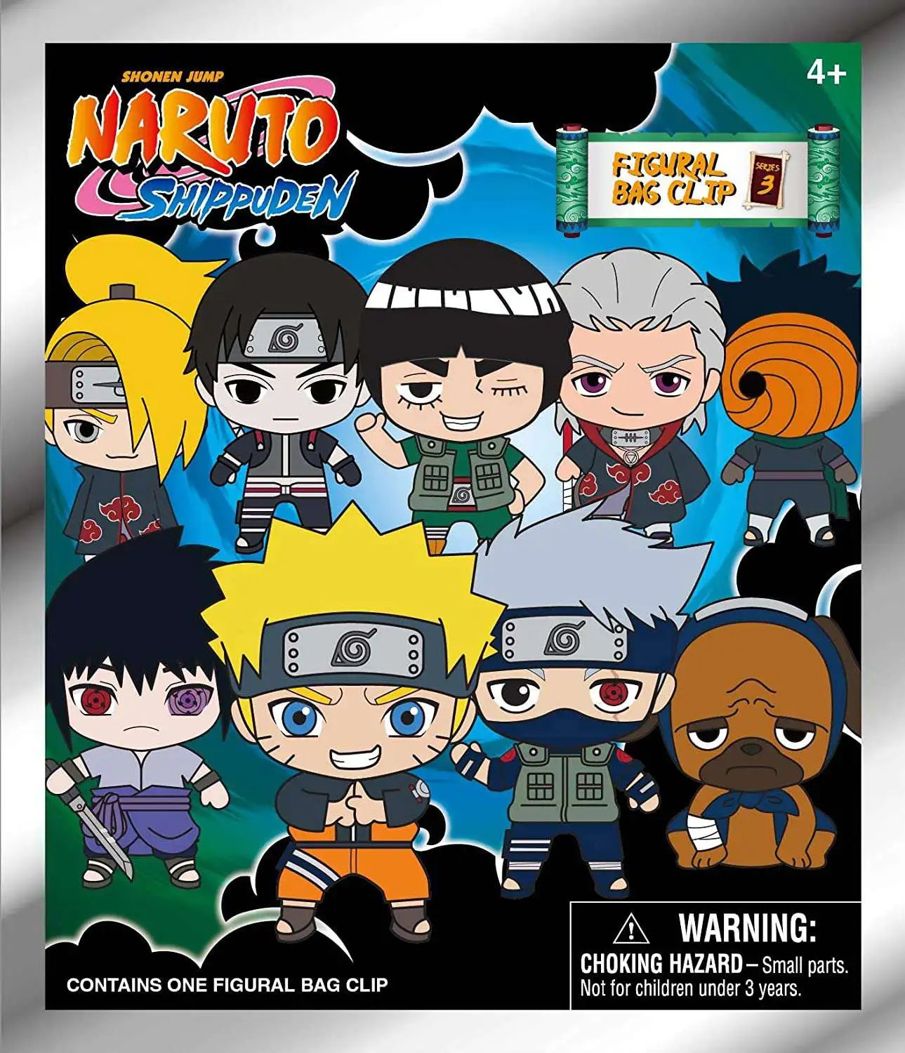 3D Figural Keyring Naruto Shippuden Series 6 Mystery Pack (1 RANDOM Figure)  