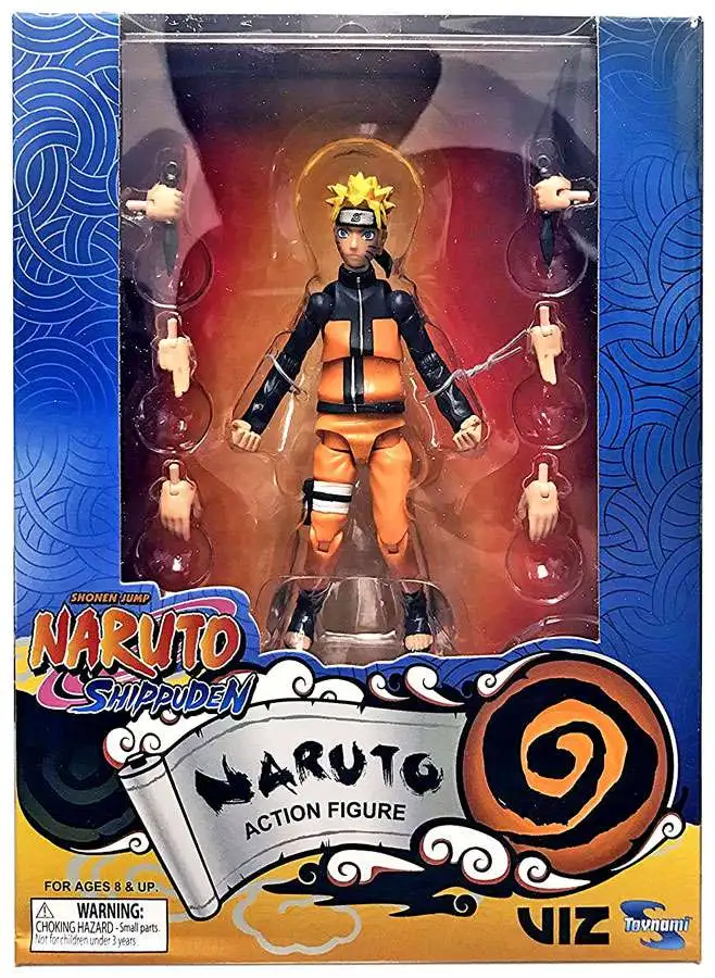 Toynami Naruto Shippuden 4-Inch Poseable Action Figure Series 1 Naruto  Action Figure