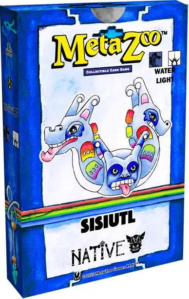 MetaZoo Trading Card Game Cryptid Nation Native Sisiutl Theme Deck [1st Edition]