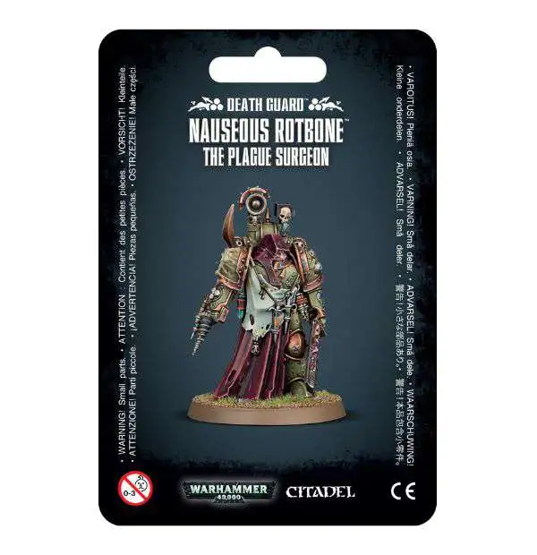 Warhammer 40,000 Death Guard Nauseous Rotbone, the Plague Surgeon