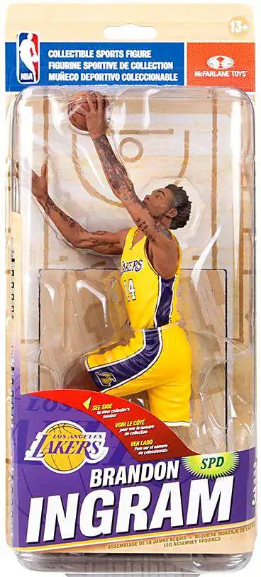 McFarlane Toys NBA Series 30 Los Angeles Lakers Brandon Ingram Action Figure