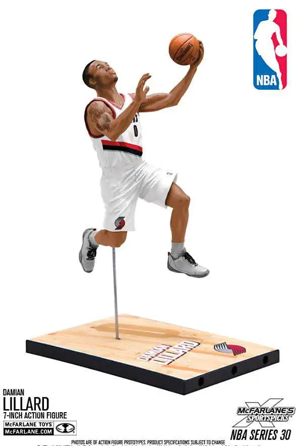 NBA - ReAction Action Figure Wave 4 - Damian Lillard (Trail Blazers) 10 cm,  39.90 CHF